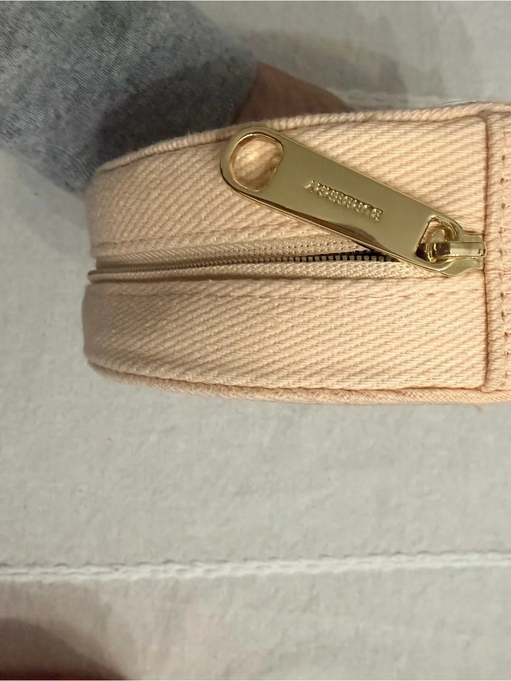 Burberry Peach and Black Circular 'Goddess' Patch - Picture 3 of 4